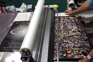 printing, framing, digital conversion, restoration, mounting, laminating;